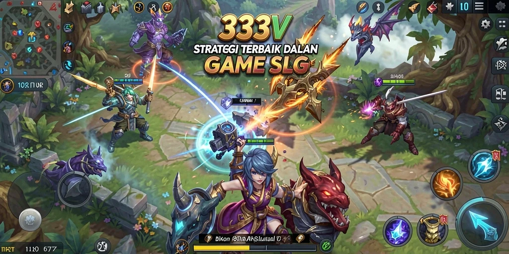 Tampilan gameplay 333V yang seru dan menarik.