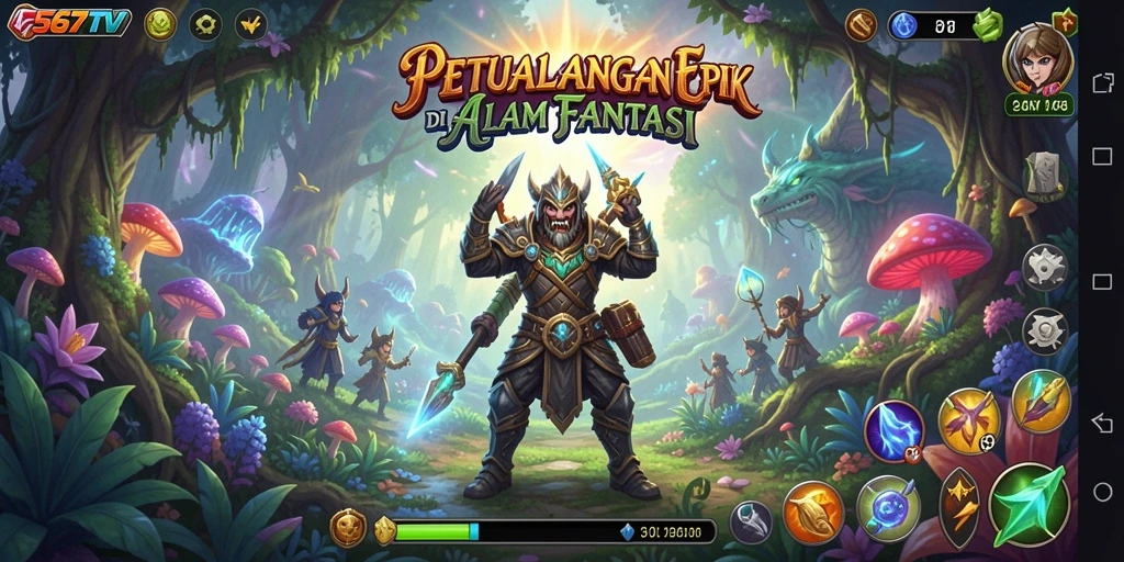 Gameplay RPG yang menakjubkan di 567TV dengan berbagai karakter menarik.