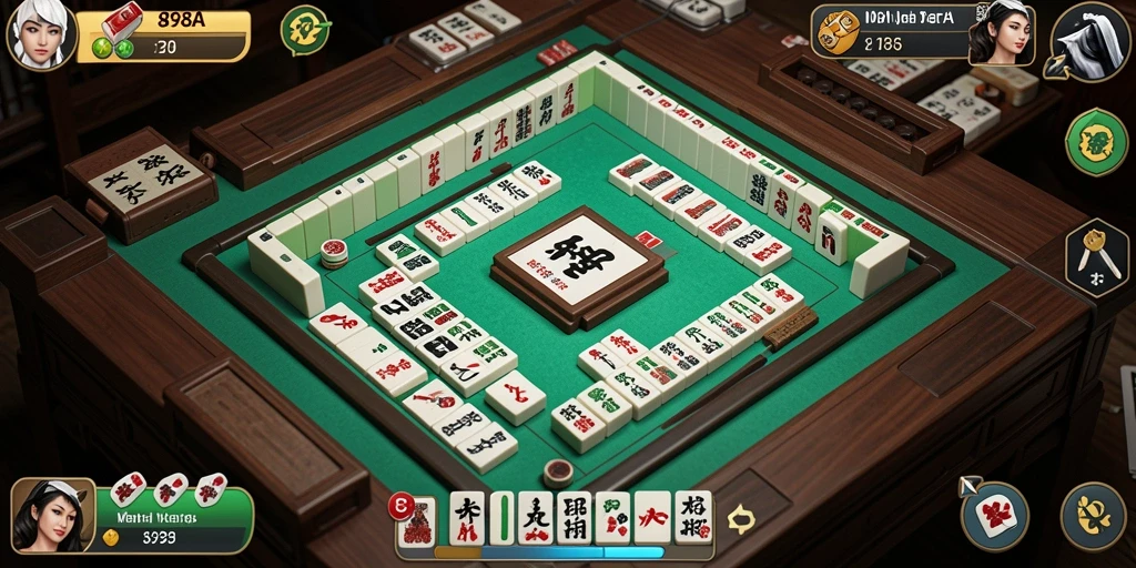 Gameplay Mahjong yang mendebarkan dan penuh warna.