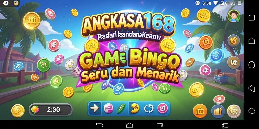 Tampilan menarik gameplay Bingo di ANGKASA168.