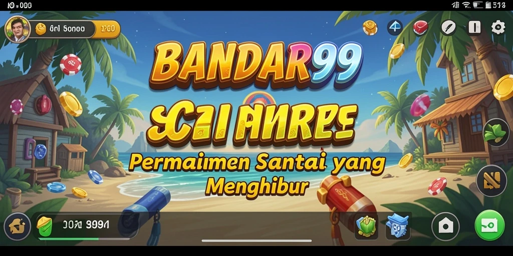 Tampilan gameplay menarik dari BANDAR99 dengan elemen Casual.