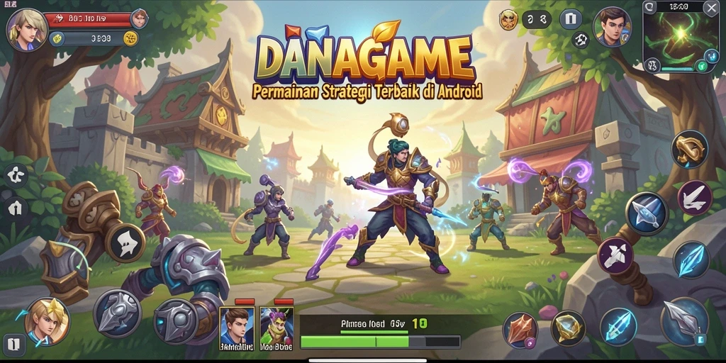Tampilan gameplay menakjubkan di DANAGAME dengan strategi mendalam.