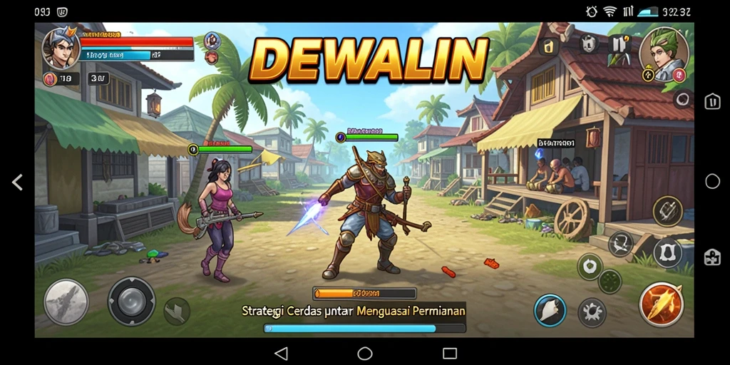 Tampilan menarik dari gameplay DEWALIN yang penuh strategi.