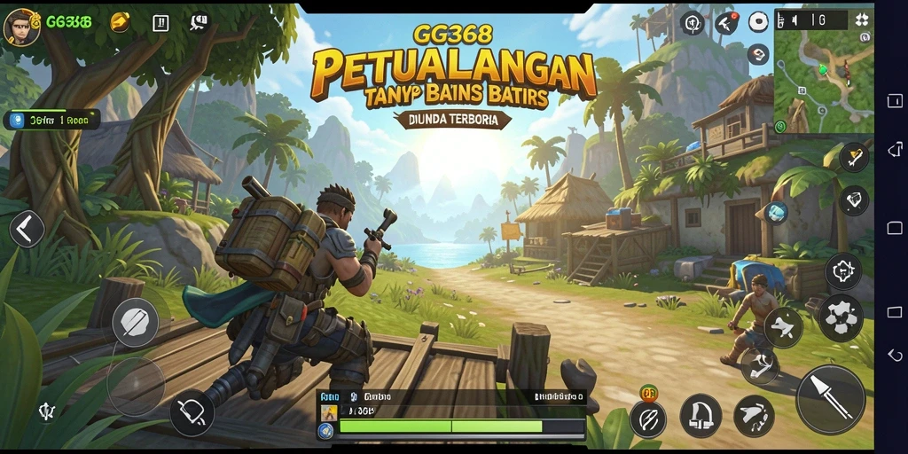 Tampilan gameplay GG368 dalam dunia terbuka yang menakjubkan dan penuh petualangan.