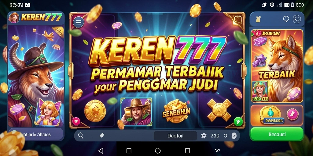 Tampilan gameplay KEREN777 yang menawan dengan gulungan berputar.