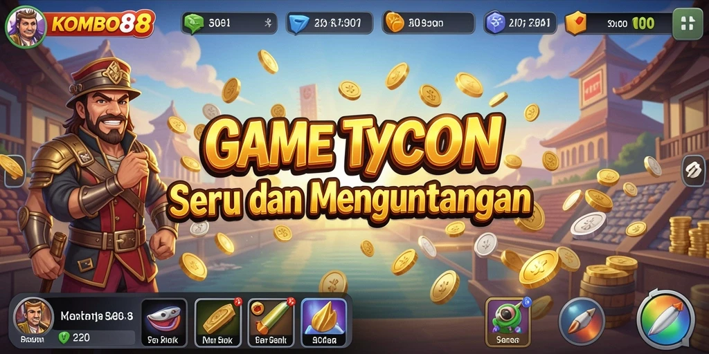 Tampilan menarik dari gameplay KOMBO88 yang seru dan interaktif.