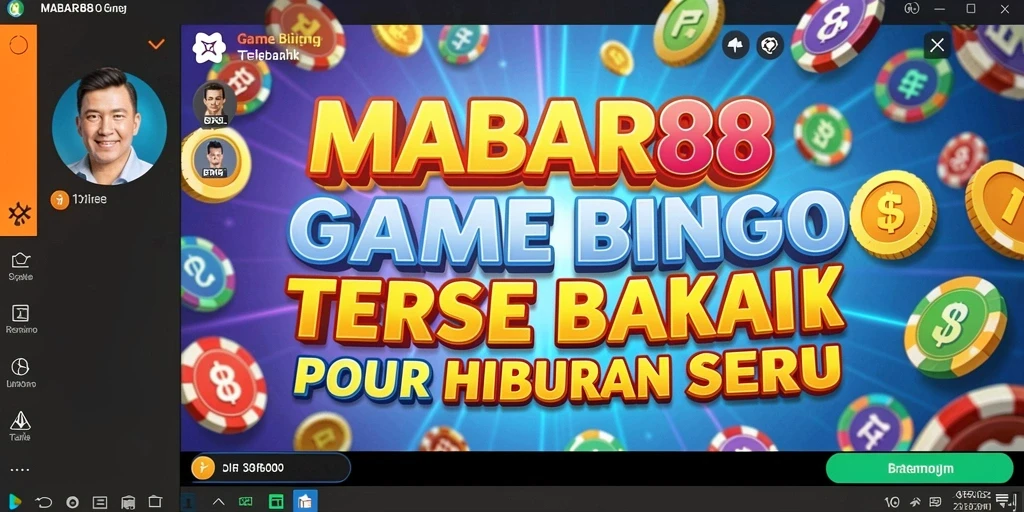 Tampilan menarik MABAR88 dengan gameplay Bingo yang menawan.