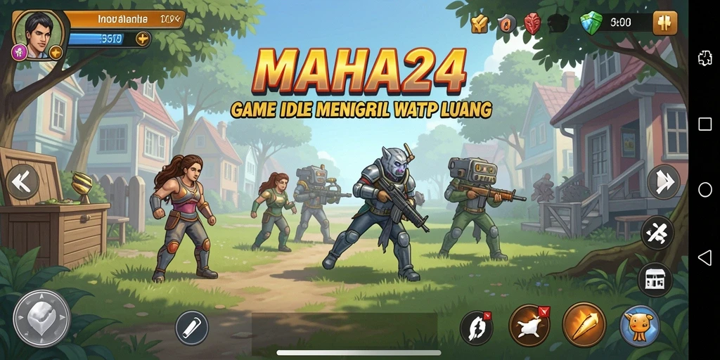 Gameplay menarik dari MAHA24 yang menunjukkan kemajuan Idle.
