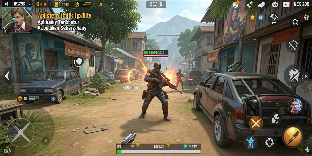 Screenshot utama NEX288 menampilkan antarmuka aplikasi Utility yang praktis.