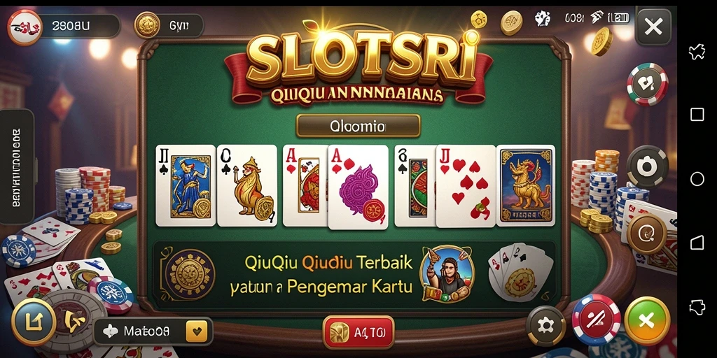 Screenshot utama SLOTSRI menampilkan gameplay QiuQiu yang seru.