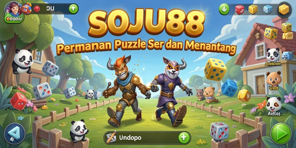 Screenshot gameplay SOJU88 menampilkan tantangan puzzle yang menarik.