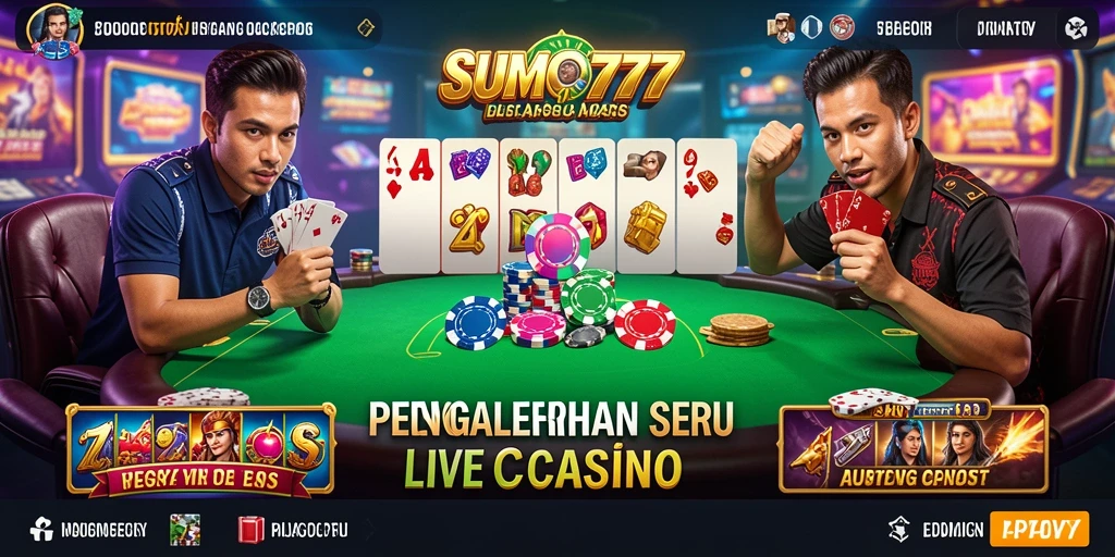 Tangkapan layar gameplay Live Casino yang menarik di SUMO777.