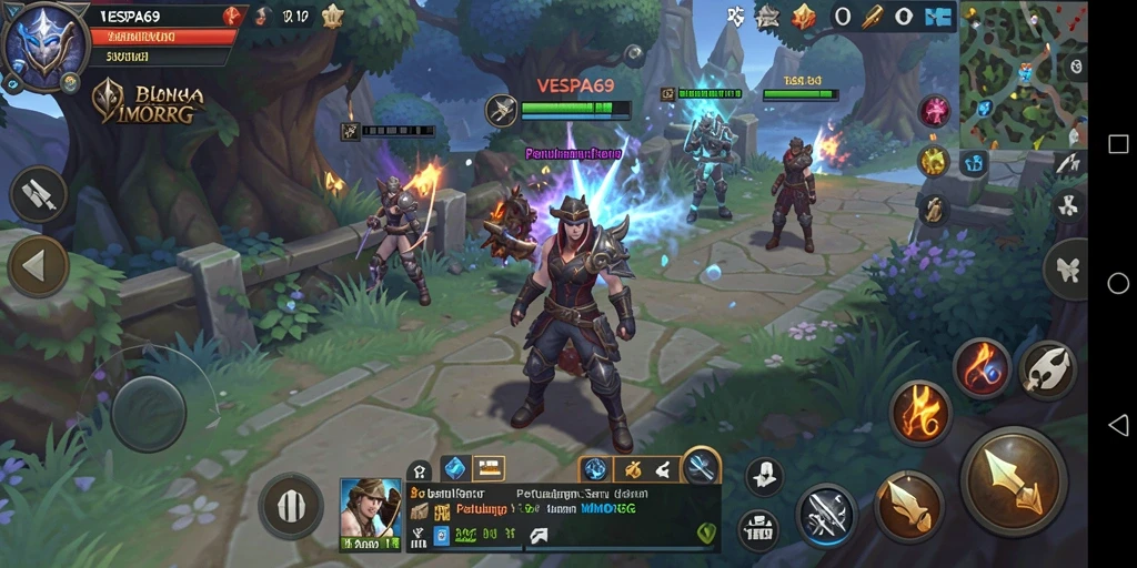 Tampilan gameplay VESPA69 yang mendebarkan dan interaktif.