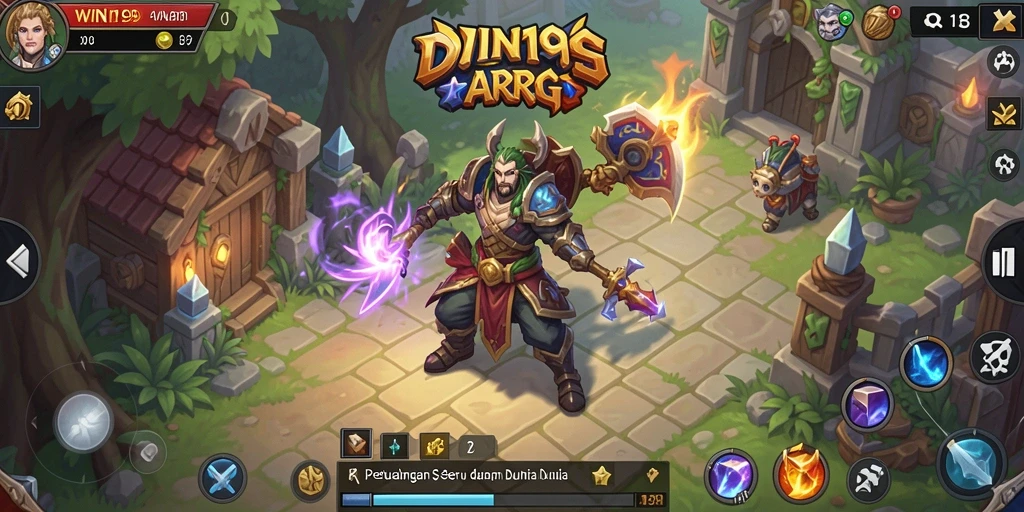 Tampilan gameplay seru dari WIN199 dalam dunia ARPG.