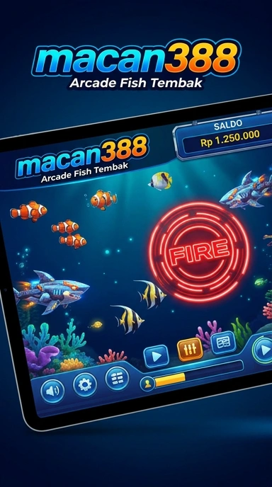 Tampilan antarmuka aplikasi macan388 yang modern.